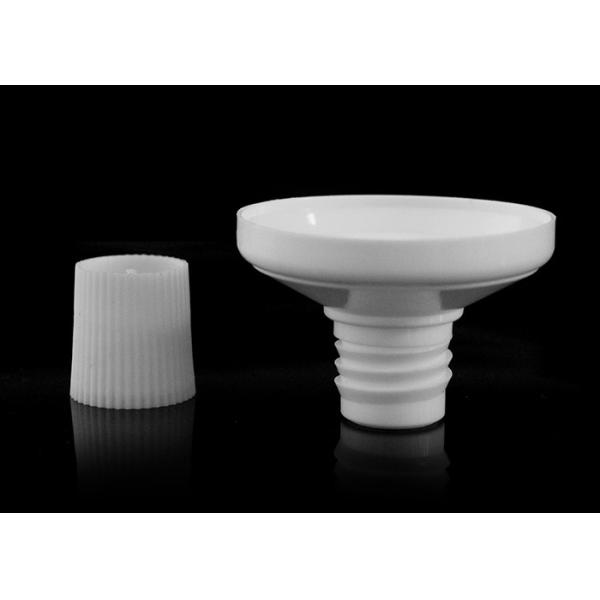 Polyethylene Plastic Cosmetic Tube Head / Soft Laminated Tube Dia 28mm