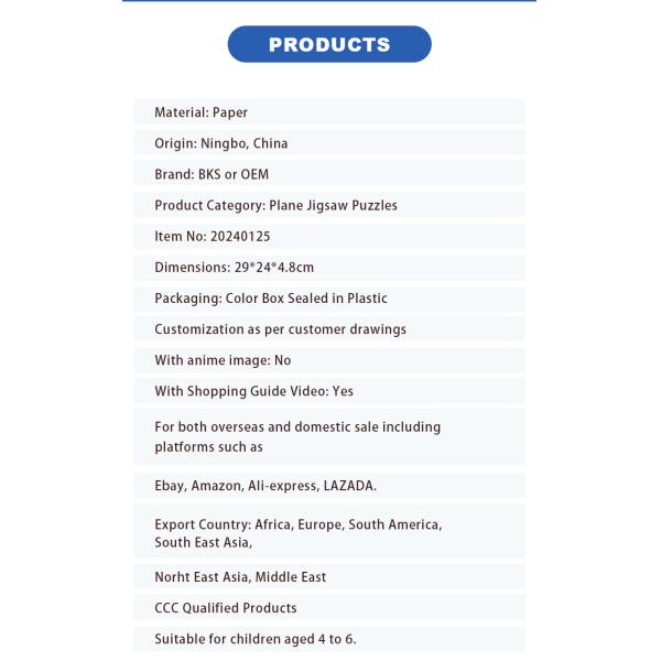 Irregular Paper Animal Shaped Puzzles Jigsaws For 5 Year Olds