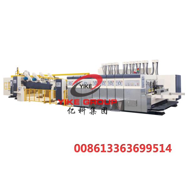 Top speed euro class Flexo Folder Gluer Machine / Flexo Printer Slotter With Folder Gluer Online