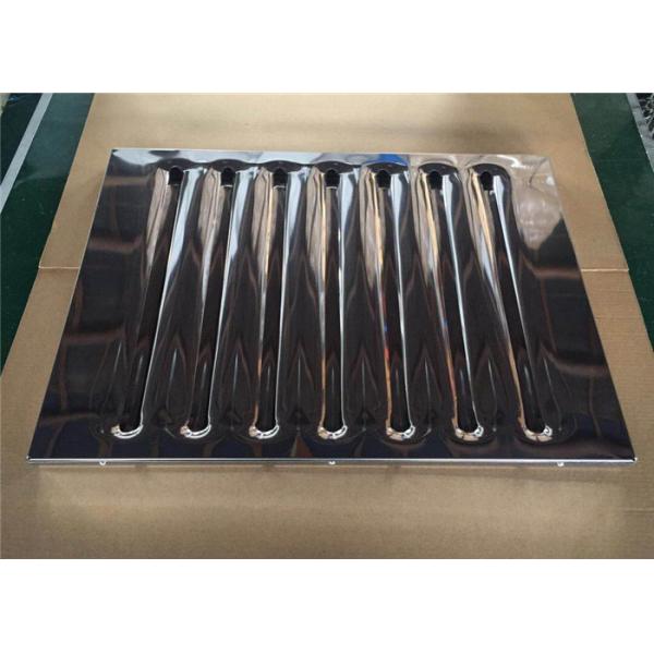 Metal Sheet Commercial Exhaust Hood Filters 395*395*45mm With Handle