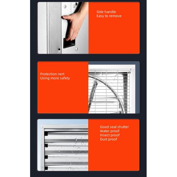 Industrial Wall Mounted Drop Hammer Fan Negative Pressure Hammer Ventilation Exhaust Fan with CE Certificate