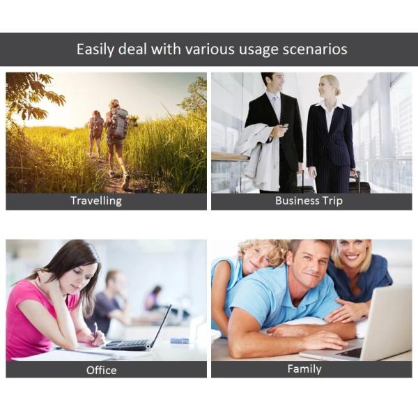 Black AC Travel Adapter , 58*58*56mm US UK AUS EU Universal Travel Adapter