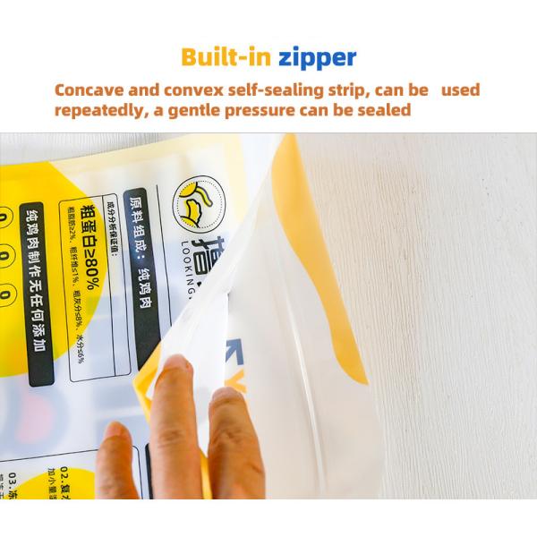 Custom Printed Resealable Eight-Side Sealing Bag Big Size 2.5kg 5kg 10kg Square Bottom Bag