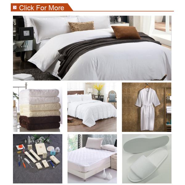 Hotel Bed Sheet Set in 100% Cotton with 300tc Thread Count and GOOSE DOWN Filling