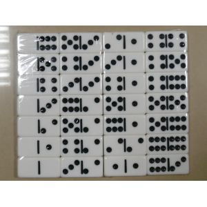 China Plastic Melamine Mexican Double Nine Dominoes Set Custom wholesale