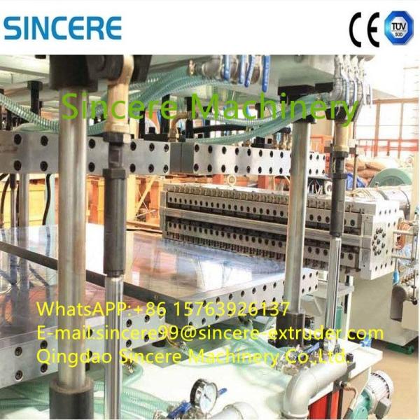 PC PP PE Hollow Board Sheet Extruder PVC Sheet Extrusion Machine Customized