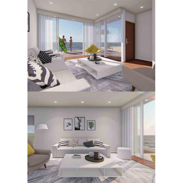 Nobby Luxury Prefab House Fast Installation Log Cabin House Earthquake Resistance