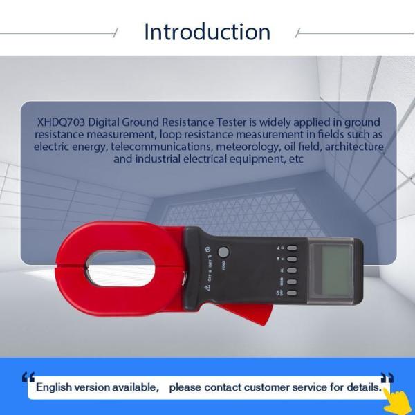 Xhdq703 Single Clamp Earthing Ground Resistance Tester