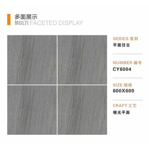 Luxury Gray Marble Tile 600x1200mm Polished Stone Textured Floor Wear Resistant, Inexpensive Porcelain Slabs For Walls