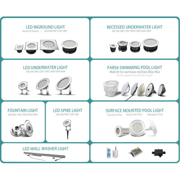 3W Inground Pool Led Lights , White Color Led Driveway Light DC24V with CE ROHS