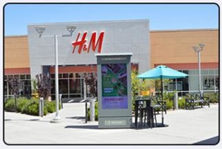 Outdoor Digital Signage LCD Advertising Display Floor Standing 8ms