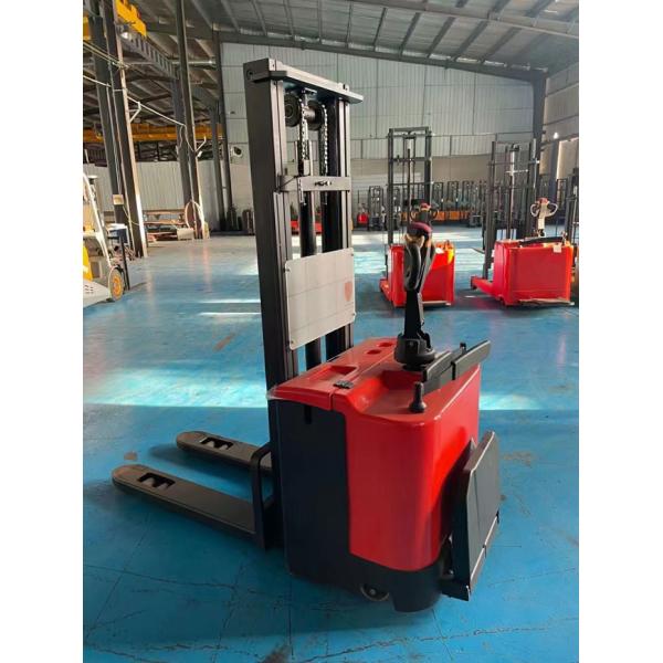 Q345B Electric Lift Trucks Powered Walkie Stacker 1500kg