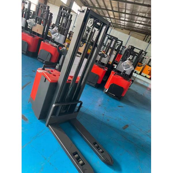 Q345B Electric Lift Trucks Powered Walkie Stacker 1500kg