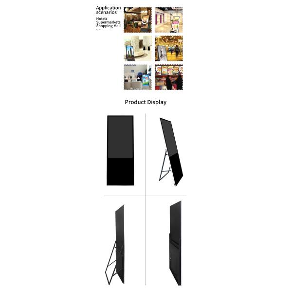 3840 * 2160 Resolution 32 Inch Foldable Screen Independent Advertising Display