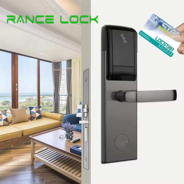 Keyless Digital Door Lock Electronic Fingerprint Security Door Lock Black