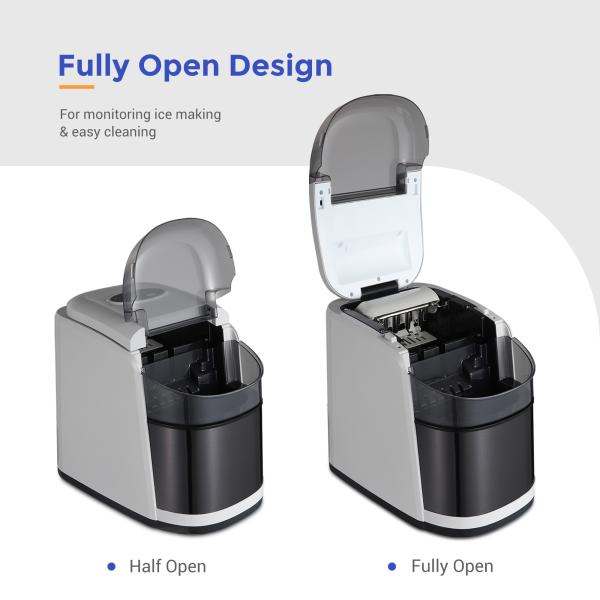 Ice Size 26x32mm Home Bullet Ice Machine for Business Automatic Mini Small Portable Nugget Ice Making Maker 15kg/24h