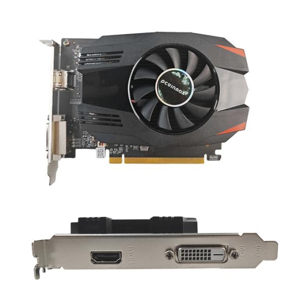 PCWINMAX GT 1030 2GB GDDR5 ATX Graphics Card - 64Bit Single Fan Design HD DVI Output For Desktop Video