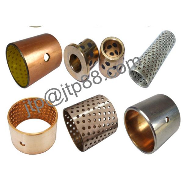 High Precision Copper Plating Bronze Sleeve Bearings Various Size