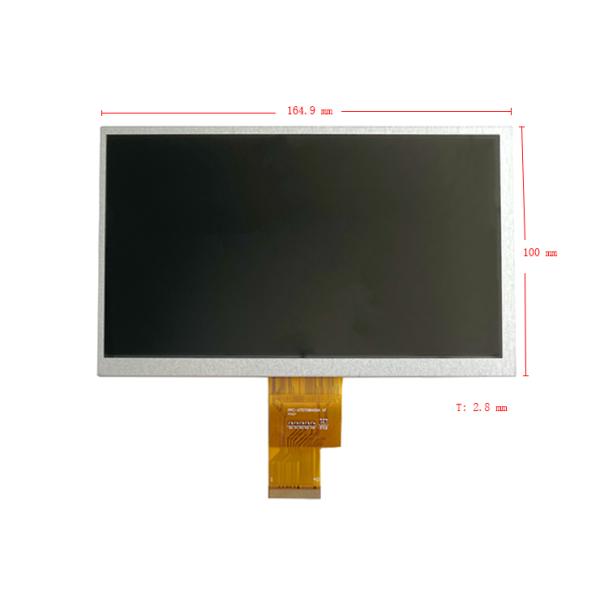 High Brightness RTP Touch Panel 1024x600 1000nits 7.0 Inch TN LCD Display