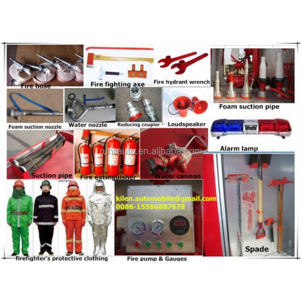 Dongfeng EQ1090 Fire Fighting Truck With Water Tank Euro 2 4X2 Drive Wheel