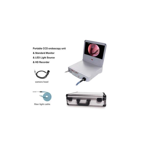 standard monitor led light source CCD portable endoscope camera unit