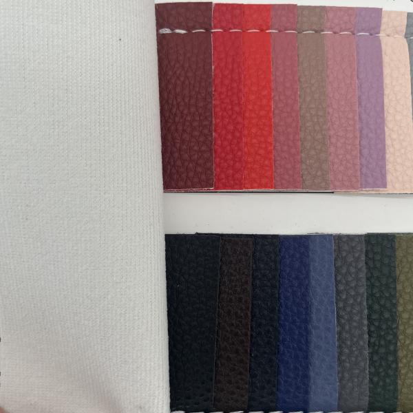 Car Seat Lychee Grain PVC Leather Fabric Embossed Pattern 1.0mm Thick