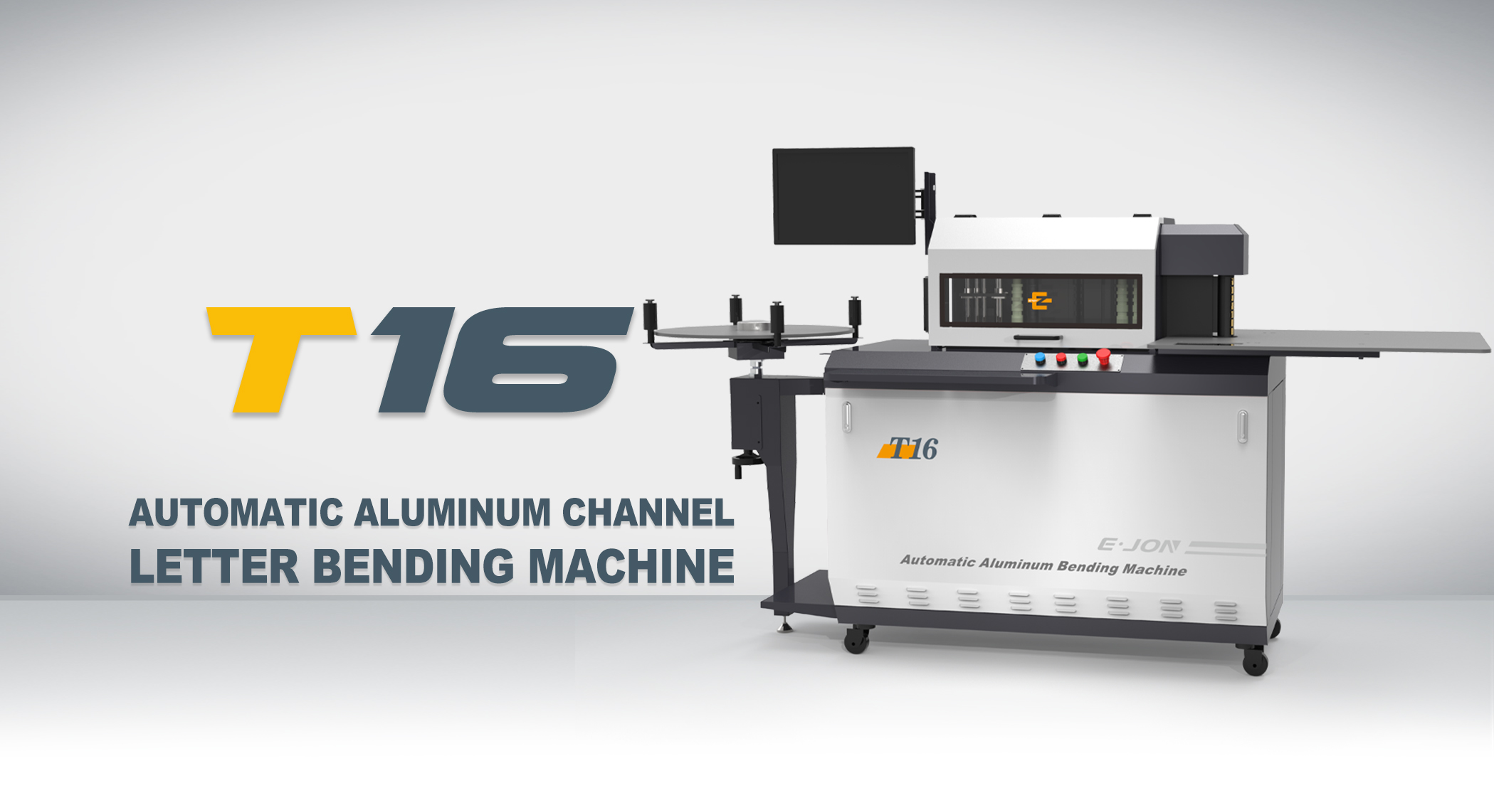 Advertising Solution EJON T16 CNC Aluminum Channel Strip Machine for Mini Sign Bending