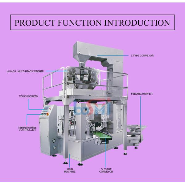 Automatic Premade Bag Doypack Snack Food Granule Packaging Machine