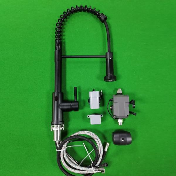 Infrared Sensor Smart Kitchen Faucet Coild Spring Mixer Head Switchable