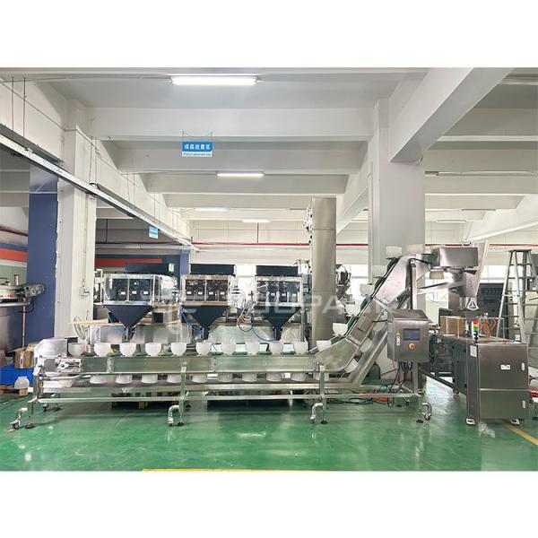 Factory Mixed Dry Fruit And Nuts Multihead Weigher 4 Head Linear Weigher Vffs Packing Machine Zip Bag Packing Machine