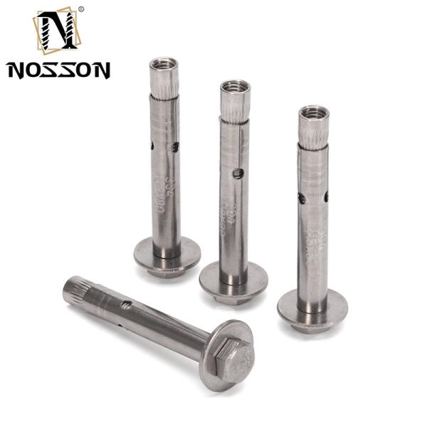 Stainless Steel Hexagon Head Concrete Anchor Bolt M6M8M10M12 Capacity 700 Blue Diameter 5/16IN TiCN