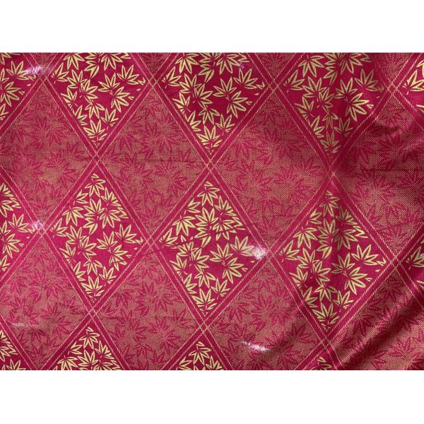 Gold Printing Anti Water 85gsm Polyester Tricot Fabric For Mattress Cover