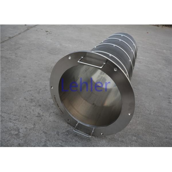 High Strength Wedge Wire Filter Elements High Pressure Flow Inside To Outside Type