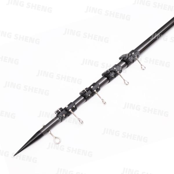 18ft Carbon Fiber Outrigger for Nearshore Offshore Fishing Lightweight High Strength UV Corrosion Resistant