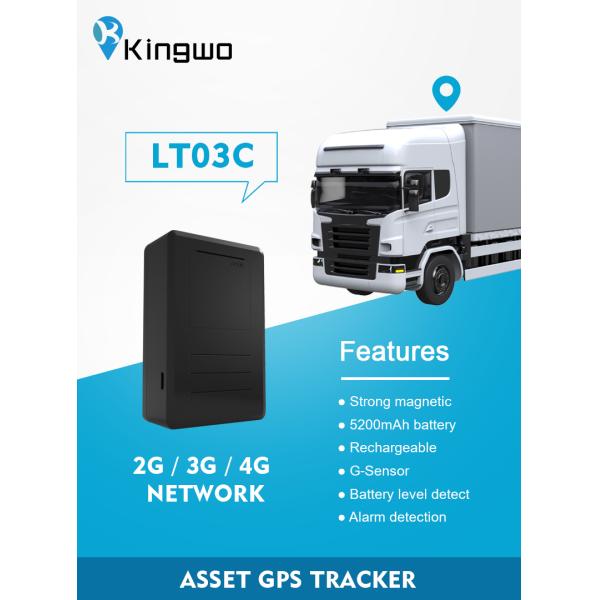 Rechargeable 4G Wireless Asset Tracker Gps Real Time Monitor GPS Tracking Device