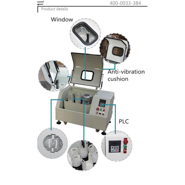 10-460r/M Revolution Rotary Ball Mill Machine With 4 Station Gear Drive