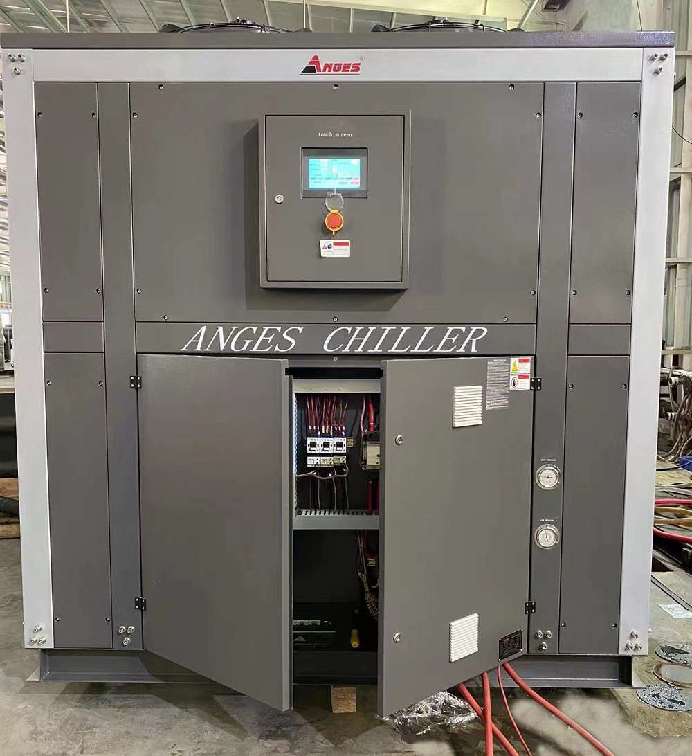 China High Efficiency Central Air Cooled Screw Chiller 170HP wholesale