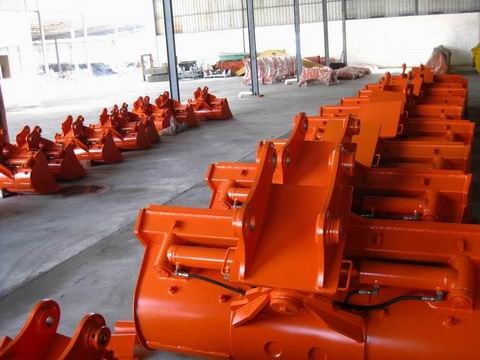 High Strength Steel Q355B NM400 Excavator Tilt Bucket 0.1-5 CBM Capacity