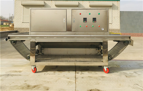 chain garlic peeling machine, garlic peeler, big garlic peeling machine