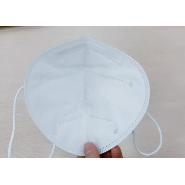 Disposable KN95 Dust Pollution Mask High Density Filtration For Daily Use