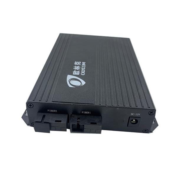 12V Input 1080P HDMI To Fiber Optic Extender 2 Fiber For Cascading SC ST FC