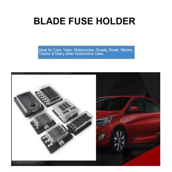 12V 32V DC Marine Boat Waterproof Battery Car Audio ANL MIDI MEGA Fuse Box Block Holder