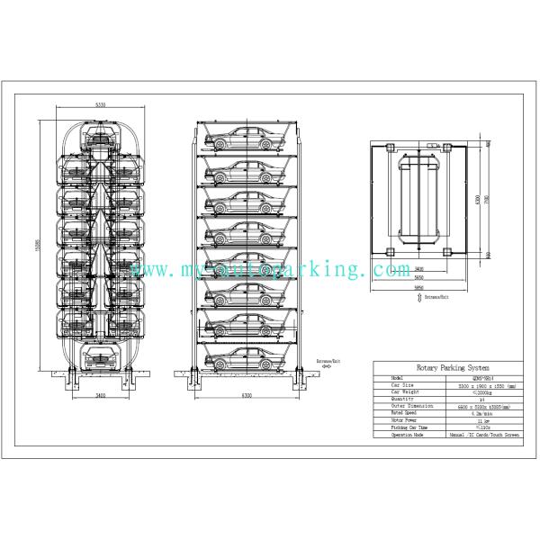 Made in China Rotary Parking System Limited/ Rotary Parking System Price/Parking Machine for Sale
