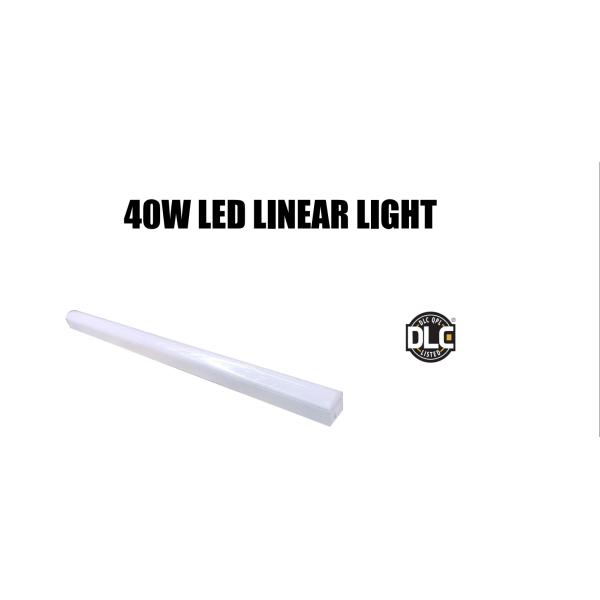 4FT 120cm LED Tri-Proof Linear Light 5 Years Warranty IP54 Indoor Use 40W 5000K with UL CUL Certificates