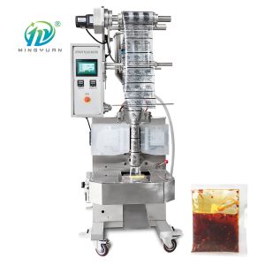 China Automatic Metering Semi Liquid Paste Packaging Machine 4 Side Seal Sachet wholesale