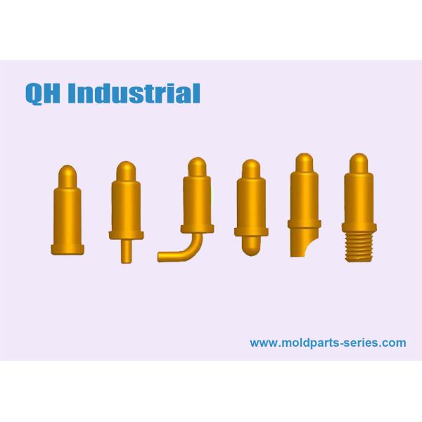 China OEM ODM Double Ended Single Head 3uin 7uin 8uin Gold Plated Pogo Pin Plastic Connector