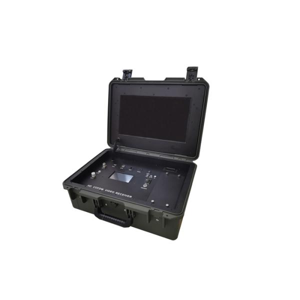 FHD COFDM Wireless Video Receiver RS232 Data Port For UAV Ground Station