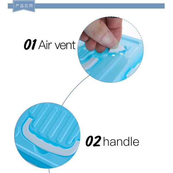 2 Layers Freezer And Microwave Safe Containers Plastic Kitchen Organizer