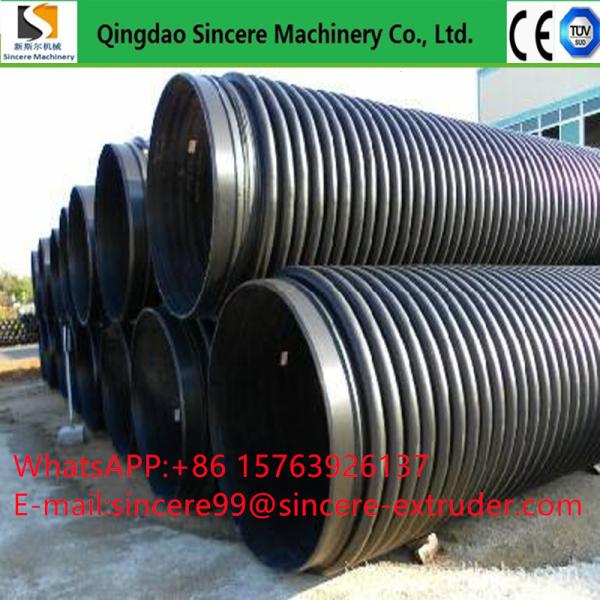 HDPE Krah Spiral Pipe Extrusion Line 200mm-4000mm Tube Machine