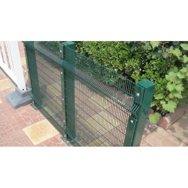 High security Wire Fence Panels Anti cut climb Powder Coated RAL 9010